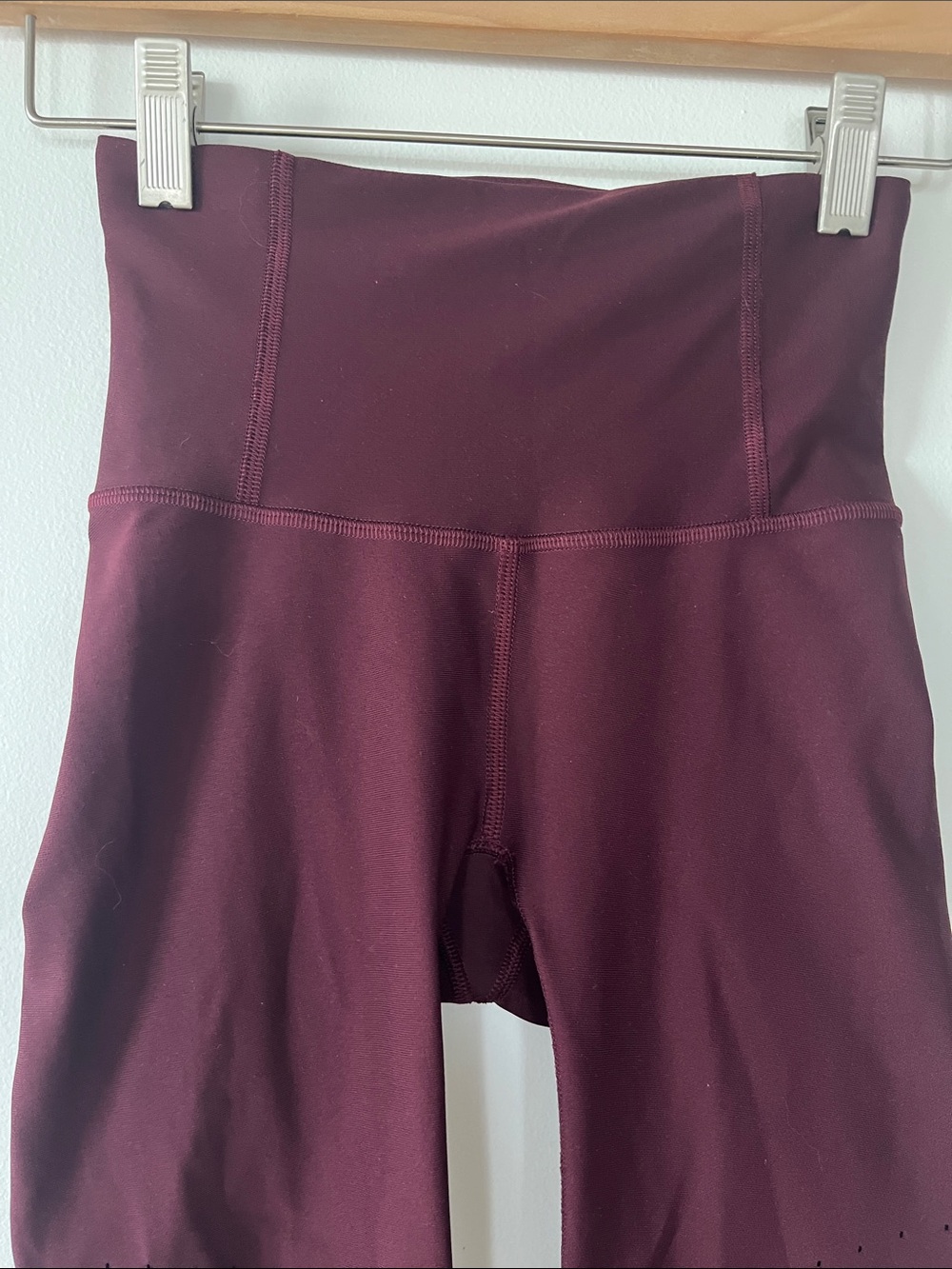 Lululemon Size 2 High Waist Burgundy Leggings